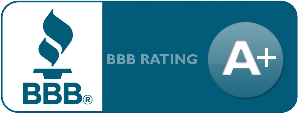 A+ Rating at the Better Business Bureau